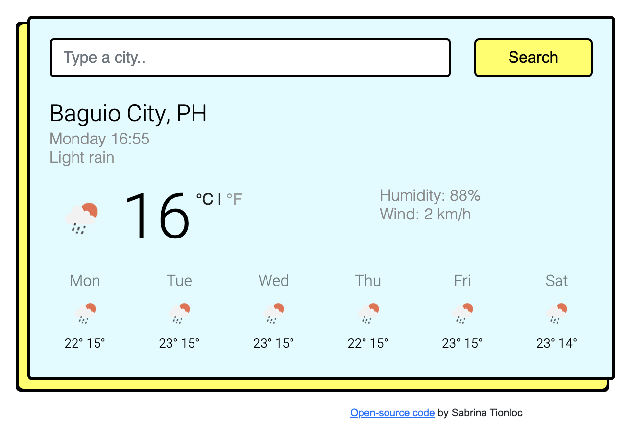 Weather App Project